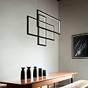 Luminaria colgante FRAME ajustable IP20, blanco