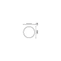 Ideal Lux Luminaria de techo FLY 900 redondo IP20, blanco