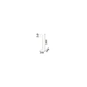 Ideal Lux floor lamp AXEL with switch, adjustable E27 IP20, white
