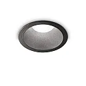 Luminaria empotrable para techos GAME TRIM ROUND 120MM redondo, rígido, UGR < 19, conmutable IP40/IP20, negro mate 