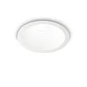Luminaria empotrable para techos GAME TRIM ROUND 120MM redondo, UGR < 19, conmutable IP40/IP20, blanco mate 