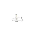 pendant luminaire EQUINOXE SP8 8 flames G4 IP20, chrome