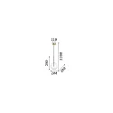 Luminaria colgante EQUINOXE SP1 G4 IP20, cromo