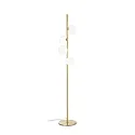 floor lamp PERLAGE 4 flames G9 IP20, satined brass 
