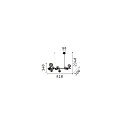 Ideal Lux pendant luminaire PERLAGE 10 flames G9 IP20, satined brass 