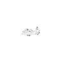 Ideal Lux ceiling luminaire CLOUD 74 IP20, white