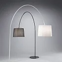 Ideal Lux floor lamp DORSALE E27 IP20, black