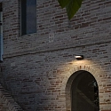 Ideal Lux Luminaria de pared para exteriores SWIPE AP inclinable, con difusor IP54, negro 