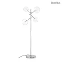 floor lamp EQUINOXE PT4 4 flames G4 IP20, chrome