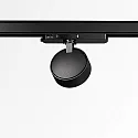 Ideal Lux Foco trifásico POV TRACK LED redondo, con adaptador LED IP20, negro