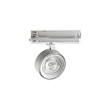 Foco trifásico POV TRACK LED redondo, con adaptador LED IP20, blanco