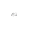 Ideal Lux Luminaria de techo COROLLA 16 IP20, blanco 