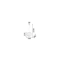 Ideal Lux Luminaria colgante COTTON 30 E27 IP20, blanco regulable