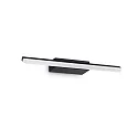 Luminaria de pared RIFLESSO IP20, negro 