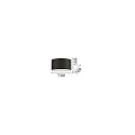 Ideal Lux Pantalla SET UP PARALUME CILINDRO Ø 70 cm cilíndrico, azul grisáceo