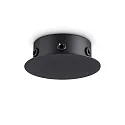 Marquesina MAGNETICO 6 LUCI redondo, 6 veces, negro mate