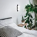 Ideal Lux Luminaria de pared PING PONG IP20, negro 