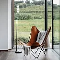 Ideal Lux floor lamp PING PONG IP20, black 