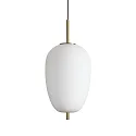 Luminaria colgante UMILE-3 IP20, dorado, blanco 