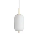 Luminaria colgante UMILE-2 IP20, dorado, blanco 