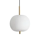 Luminaria colgante UMILE-1 IP20, dorado, blanco 