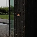Ideal Lux Luminaria de pared para exteriores DEDRA IP65, marrón café 