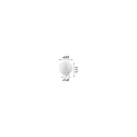 Ideal Lux Luminaria de mesa CARTA 40 E27 IP20, blanco regulable