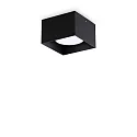 Luminaria de techo SPIKE PL1 SQUARE GX53 abajo, angular, rígido GX53 IP20, negro mate 