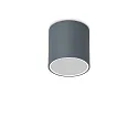 outdoor ceiling luminaire TECHO PL1 D15 ROUND down, round, rigid, with lamp socket GU10 IP54, anthracite