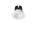 Luminaria empotrable para techos GAME TRIMLESS ROUND 100MM redondo, rígido, descarga, UGR < 19, conmutable IP40/IP20, blanco 