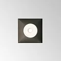 Ideal Lux Luminaria empotrable para techos GAME TRIMLESS SQUARE angular, rígido, descarga, UGR < 19, conmutable IP40/IP20, negro 
