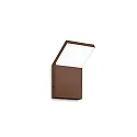 Luminaria de pared para exteriores STYLE led IP54, marrón café 