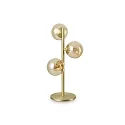 table lamp PERLAGE 3 flames G9 IP20, satined brass 