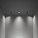 recessed housing ZEUS round, black
