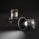 recessed housing ZEUS round, black