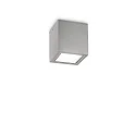 outdoor ceiling luminaire TECHO PL1 D09 SQUARE square GU10 IP54, grey