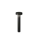 Luminaria para balizas TESLA 60 G9 IP44, negro regulable