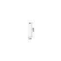 Ideal Lux bollard light BOEING H100 cylindrical, switchable, with diffuser IP65, anthracite, mat 