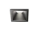 Luminaria empotrable para techos GAME OUTDOOR TRIM SQUARE 84MM angular, rígido, UGR < 19, conmutable IP65/IP20, negro 