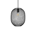 pendant luminaire NET 1 E27 IP20, black dimmable