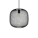 pendant luminaire NET 3 E27 IP20, black dimmable