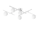 Luminaria de techo ATLAS de 5 llamas G9 IP20, blanco regulable