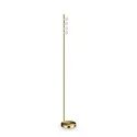 floor lamp PING PONG IP20, brushed brass 