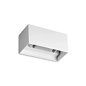 Luminaria de pared para exteriores ATOM UP/DOWN 20CM Arriba-Abajo, angular, ajustable IP54, blanco 