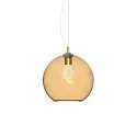 Luminaria colgante NEMO D40 E27 IP20, color ámbar 