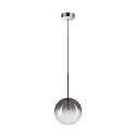pendant luminaire EQUINOXE D20 1 flame G4 IP20, smoky colour 