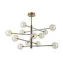pendant luminaire EQUINOXE 12 flames G4 IP20, amber 
