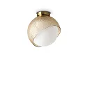 Luminaria de techo BLOOM D22 con portalámpara E27 IP20, latón