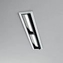 Ideal Lux recessed downlight LIKA FI WALLWASHER D28 asymmetrical, on/off, with trim IP20, white matt 
