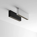 Ideal Lux surface downlight LIKA PL SURFACE D27 10 flames, on/off, UGR < 16 IP20, black matt 